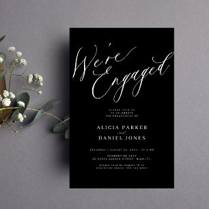 Budget Wir sind eine Verlobte Einladung zu einer G