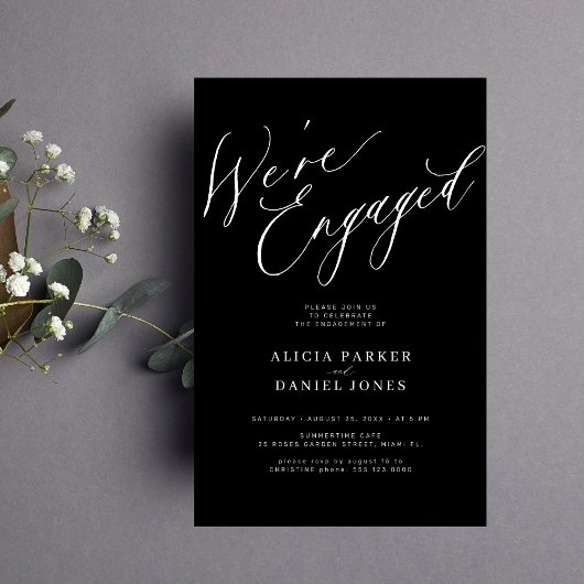 Budget Wir sind eine Verlobte Einladung zu einer G