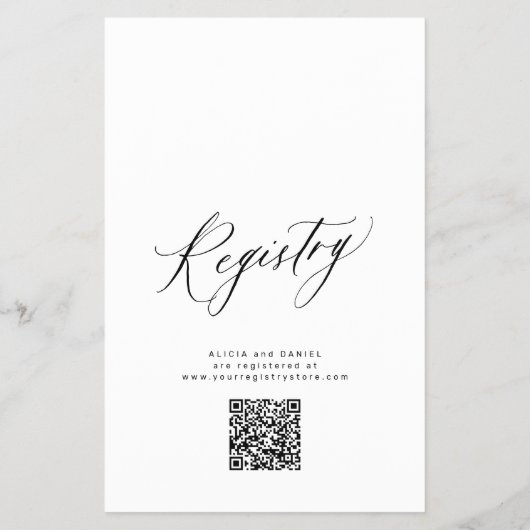 Budget Wir sind eine Verlobte Einladung zu einer G Flyer (Hinten)