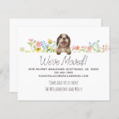 Budget Wir sind umgezogen! Beagle Welpenfloral (Vorne/Hinten)