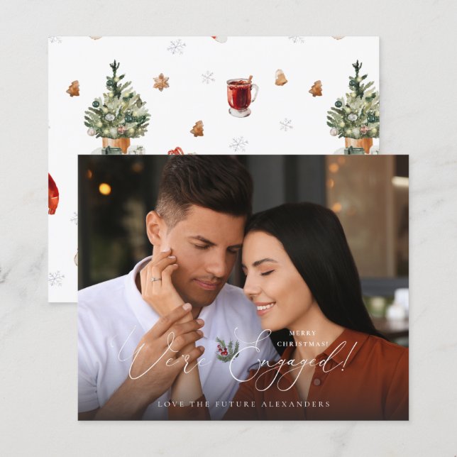 Budget Wir sind Verlobt Foto E Holly Berry Holiday (Vorne/Hinten)