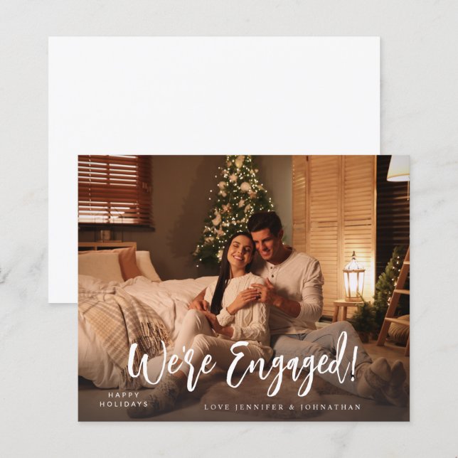 Budget Wir sind Verlobt Minimalistisches H Foto 2 (Vorne/Hinten)