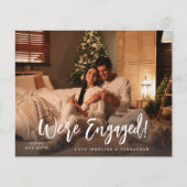 Budget Wir sind Verlobt Minimalistisches H Foto 2 Flyer (Vorne)