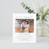 Budget Wir sind Verlobte Ankündigung der Verlobung (Stehend Vorderseite)