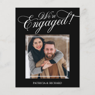 Budget Wir sind Verlobte Ankündigung von Foto Verl