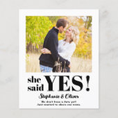 Budget Wir sind Verlobte Ankündigung von Foto Verl (Vorderseite)