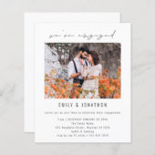 Budget Wir sind Verlobte Foto-Engagement-Partei (Vorne/Hinten)