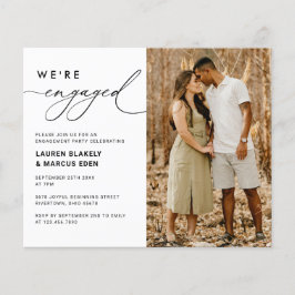 Budget Wir sind Verlobte Foto Engagement Party Ein