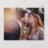 Budget Wir tied Knot 2 Foto Post Hochzeit Empfang (Rückseite)