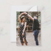 Budget Wir überwiesen Besuchsprogramm Foto verschi Mitteilungskarte (Rückseite)