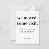 Budget Wir überwiesen Besuchsprogramm Foto verschi Mitteilungskarte (Vorderseite)