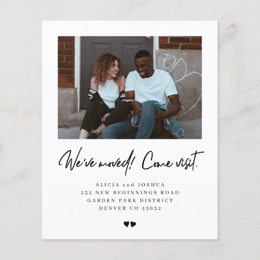 Budget wir verschoben moderne Ankündigung, das Fot (Vorderseite)