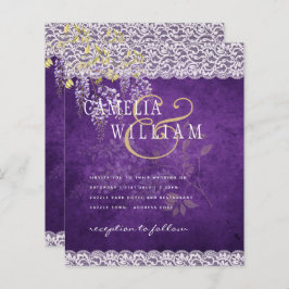 BUDGET Wisteria Lila Blumenstrasse Hochzeitsfeier