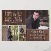 Budget Wood Bible Verse Abschluss FotoCollage (Vorderseite)