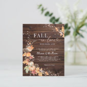 BUDGET Wood Fall Pumpkin Fall in Liebe Baby Dusche (Stehend Vorderseite)