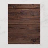 BUDGET Wood Fall Pumpkin Fall in Liebe Baby Dusche (Rückseite)