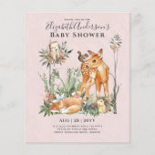BUDGET Woodland Animals Baby Boy Girl Shower INVs (Vorderseite)