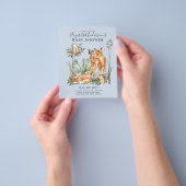 BUDGET Woodland Animals Baby Boy Girl Shower INVs Flyer (Gruppe)
