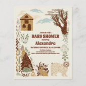 Budget Woodland Animals Kinderdusche (Vorderseite)