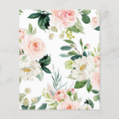 Budget Woodland Animals Kinderdusche Einladung (Rückseite)