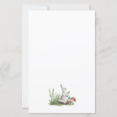 Budget Woodland Baby Q Backyard Babydusche Einladu (Rückseite)