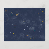 Budget Woodland Camping Kinderdusche Einladung (Rückseite)