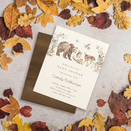 Budget Woodland Forest Animals Baby Dusche