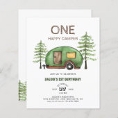 Budget Woodland Truck Happy Camper Kindergeburtsta (Vorne/Hinten)