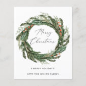 Budget Wreath - Frohe Weihnachten (Vorderseite)