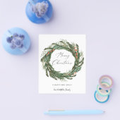 Budget Wreath - Frohe Weihnachten Flyer (Einzeln)