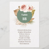 Budget Wüste Blumengestelle Hochzeitstorte (Rückseite)