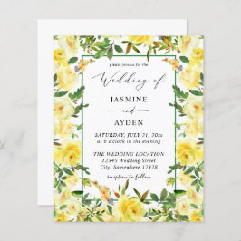 Budget Yellow Floral Wedding V3