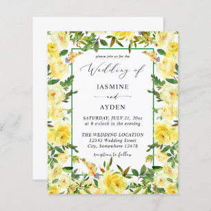 Budget Yellow Floral Wedding V3