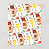 Budget Zeit bis zum Par-tee Cart Ballon Golf Gebur (Rückseite)