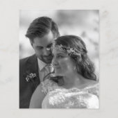 Budget Zeitgenössisches neu verheiratetes Foto Vie (Rückseite)