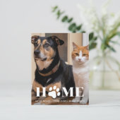 Budget Zuhause Custom Pet Foto Weve Moved Dog Movi (Stehend Vorderseite)