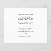 Budget Zuhause Sweet New Address Foto Moving (Rückseite)