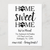 Budget Zuhause Sweet Zuhause Dog Moving Ankündigun (Vorderseite)