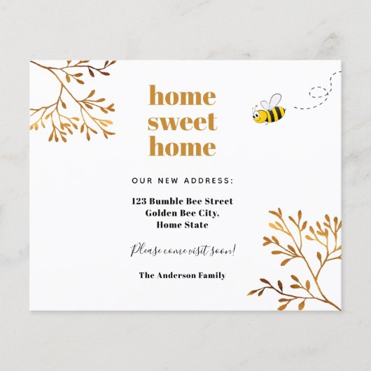 Budget Zuhause sweet Zuhause moderne bewegende Ank (Vorderseite)