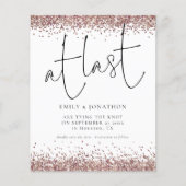 Budget zum Rett des Gold Glitzer Fotos der letzten (Vorderseite)