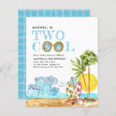 Budget Zwei Coole Surfstrandwaves 2. Geburtstag (Vorne/Hinten)