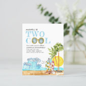 Budget Zwei Coole Surfstrandwaves 2. Geburtstag (Stehend Vorderseite)