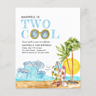 Budget Zwei Coole Surfstrandwaves 2. Geburtstag