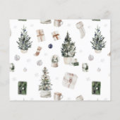 Budget Zwei Foto Weihnachtsbaum Moderne (Rückseite)