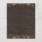 Budget zwei kleine Kürbis Holzdusche (Rückseite)