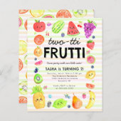 Budget ZWEI-tti Frutti Sommer Obst 2. Geburtstag (Vorne/Hinten)