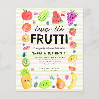 Budget ZWEI-tti Frutti Sommer Obst 2. Geburtstag
