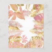 Budget Zwei wilde Pink Girls 2. Geburtstag Einladu (Rückseite)