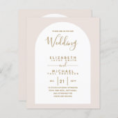BUDGET Zweisprachiges Spanisches Englisch Boda Wed (Vorne/Hinten)