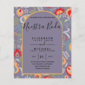 BUDGET Zweisprachiges Spanisches Englisch Boda Wed (Rückseite)